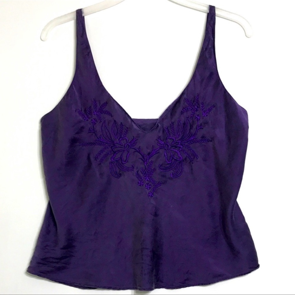 Vintage90s Victoria Secret Gold Label Silk Camisole Size M